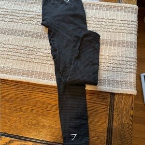 Gymshark Textured Black Leggings